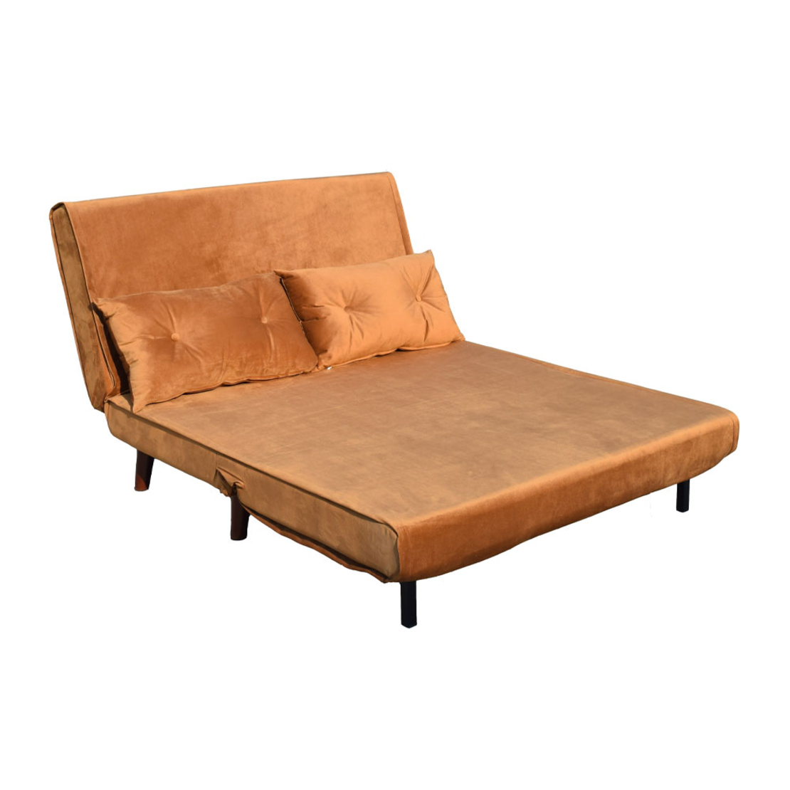 FALCON SOFA BED 2SEAT FOLDING FABRIC CAMEL E1 PRC
