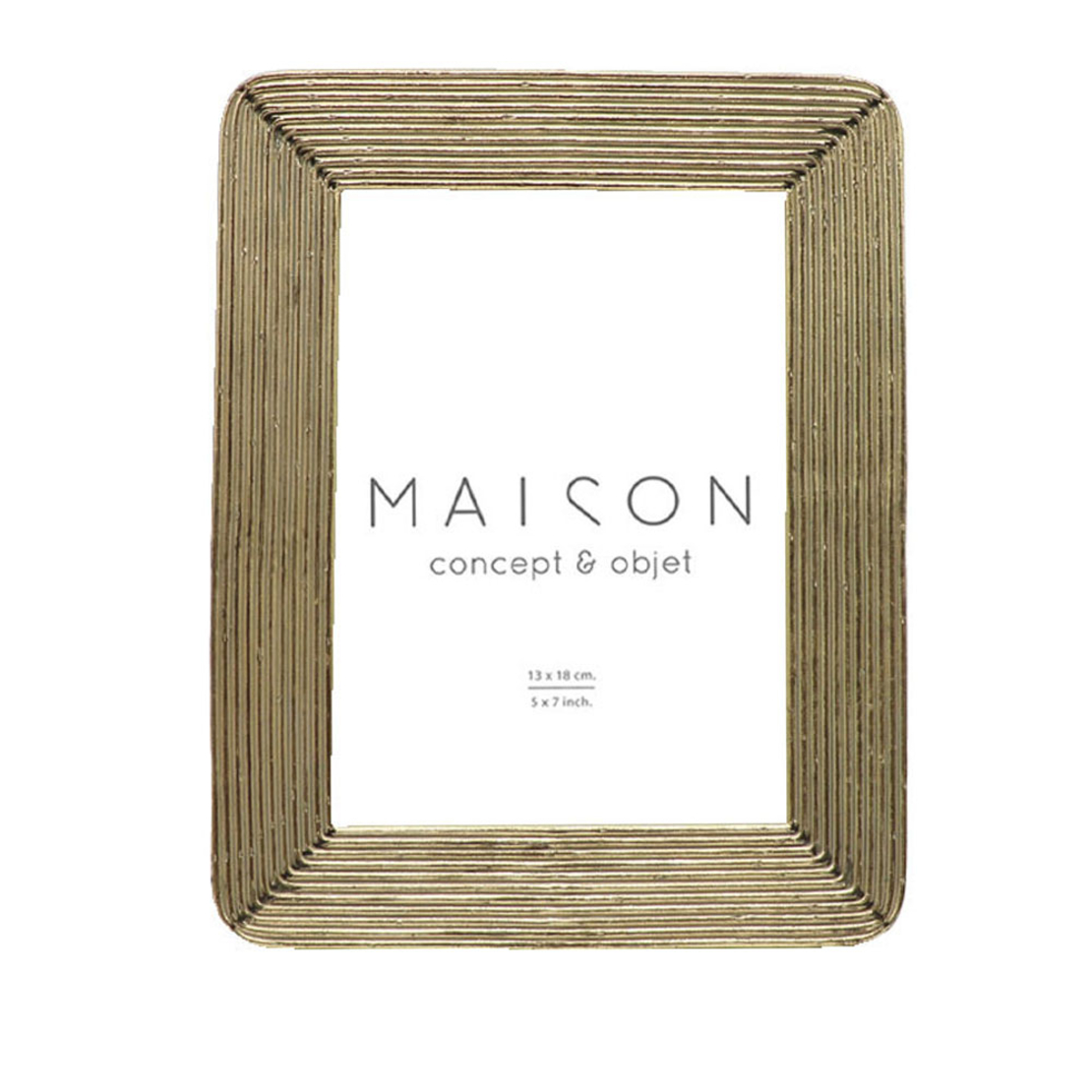 RENATUS PHOTO FRAME POLYRESIN GLASS GOLD 18,5x1,7x