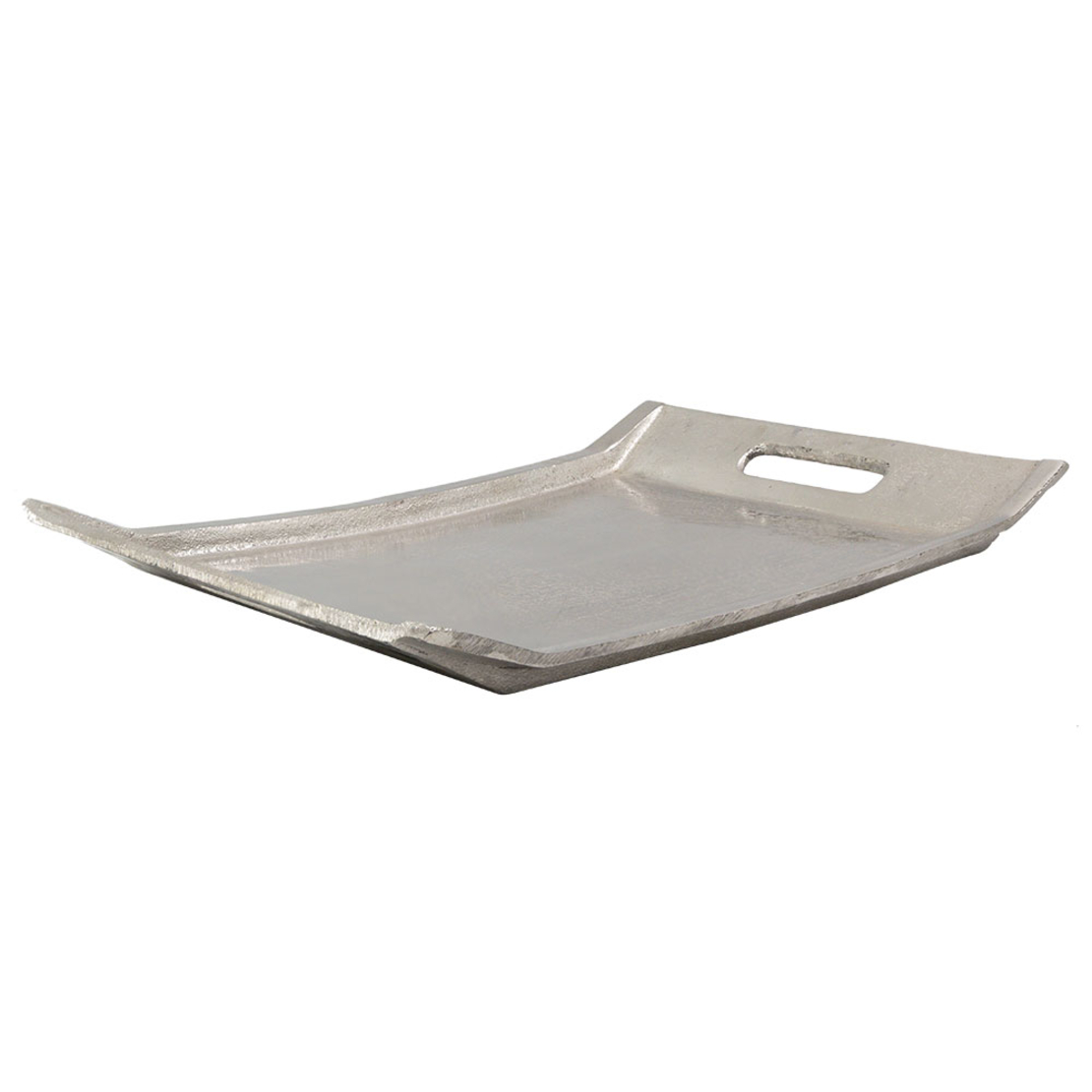 OFFRO TRAY ALUMINIUM SILVER 45x30xH4cm IN