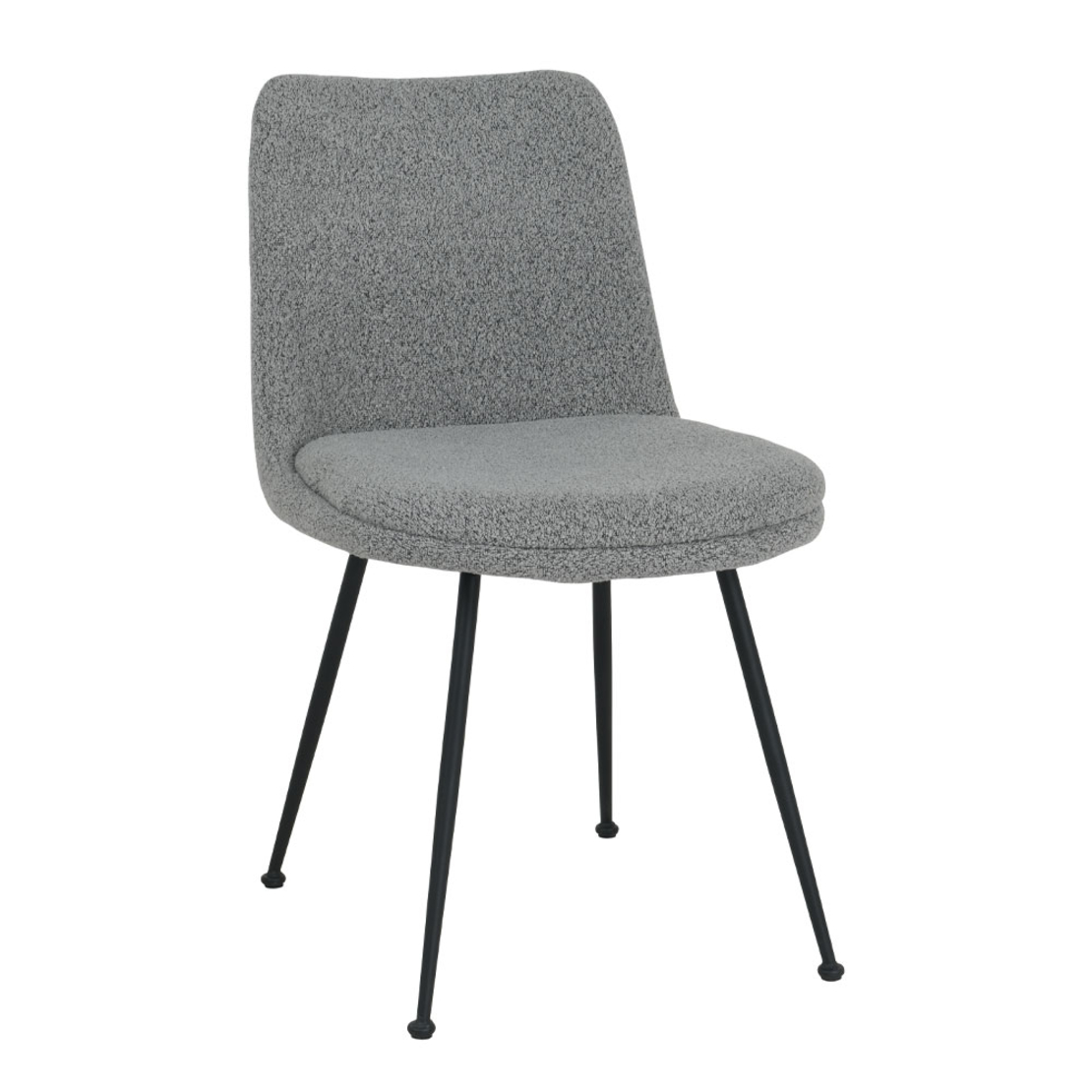 ABRAZO CHAIR FABRIC GREY LIGHT METAL BLACK E1 PRC