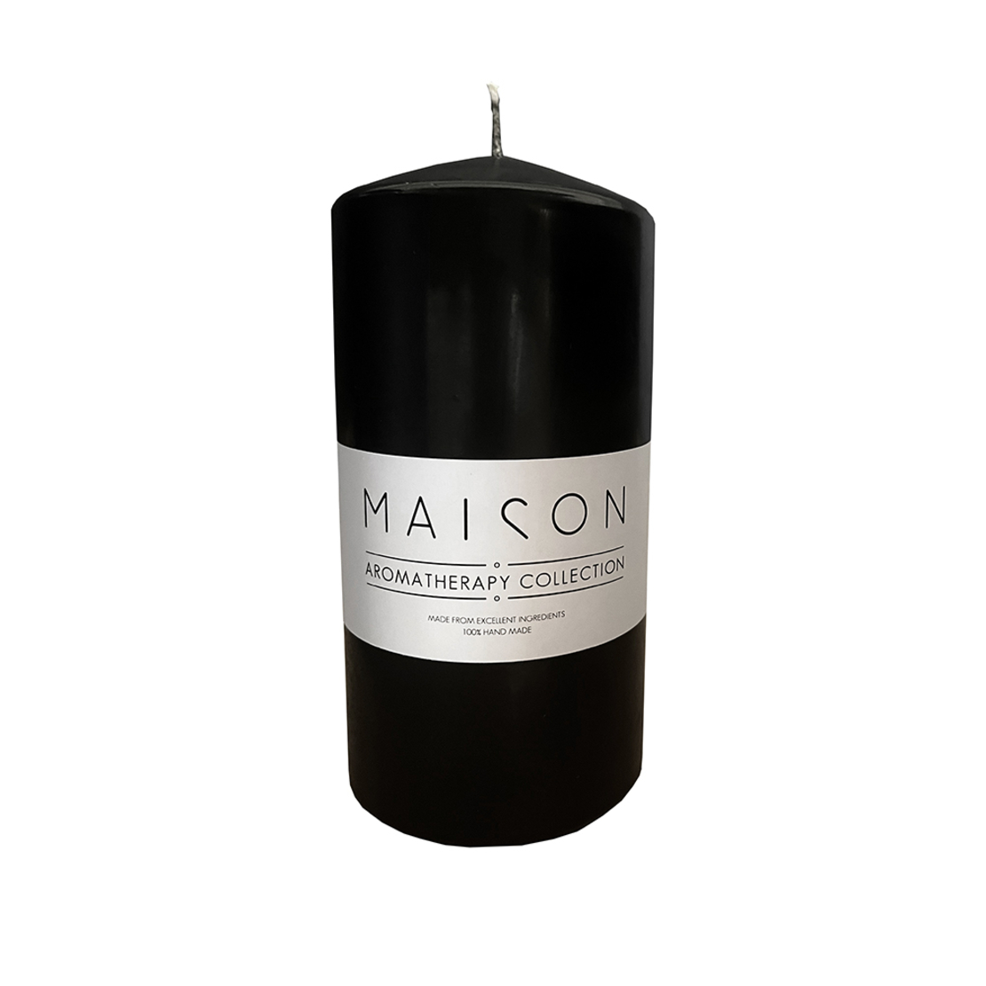 DARK AKEBIA B CANDLE SCENTED CANDLE BLACK D7xH14cm