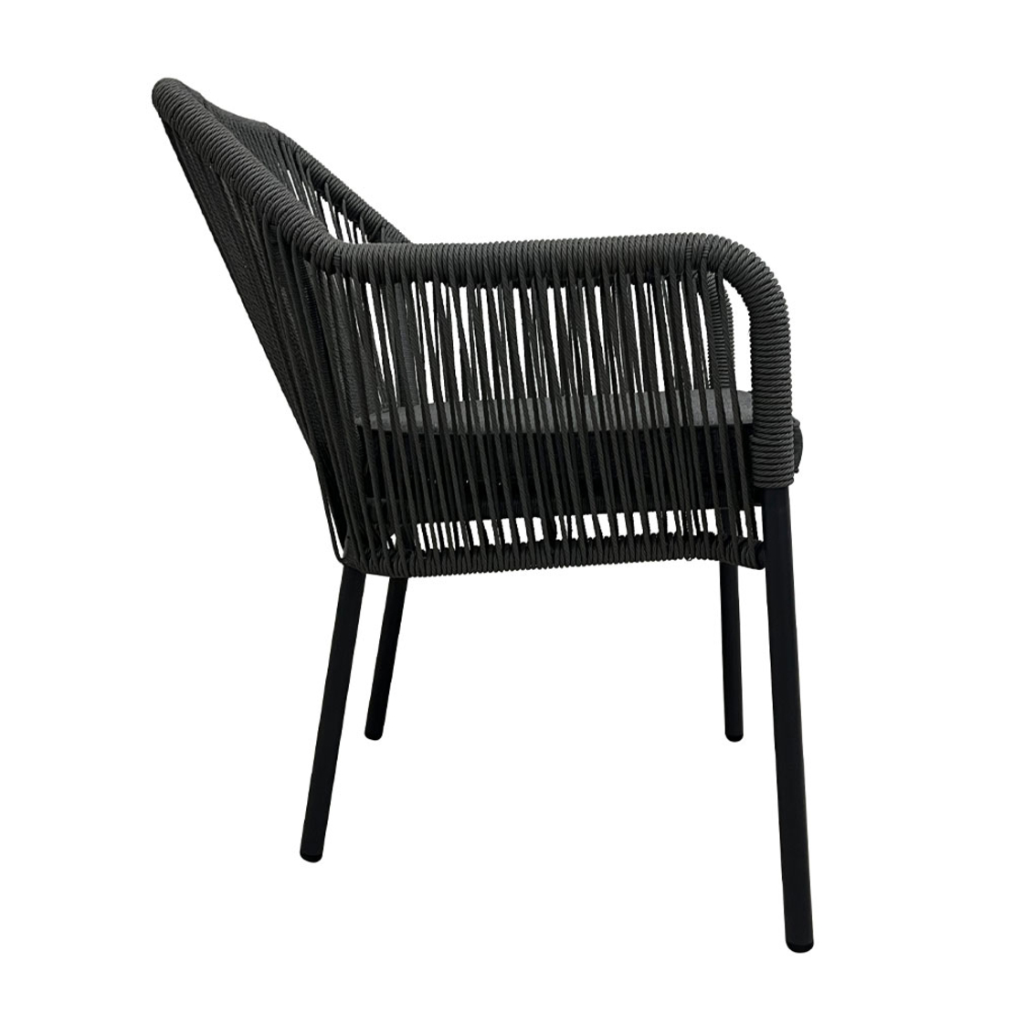 CELIA CHAIR ALUMINIUM GREY 56x67x80 PRC