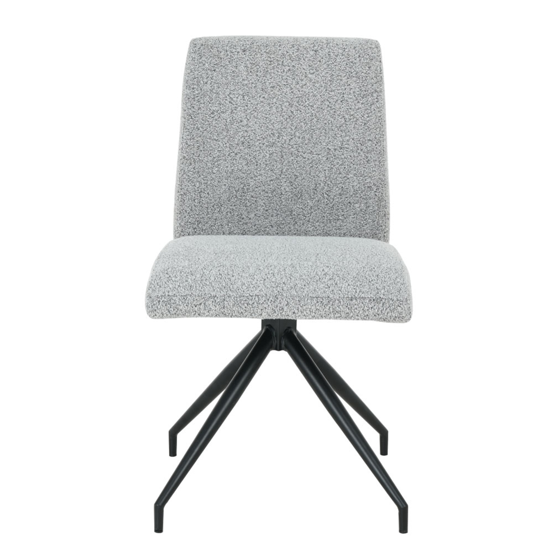ARM CHAIR FABRIC GREY LIGHT METAL BLACK MAT E1 PRC