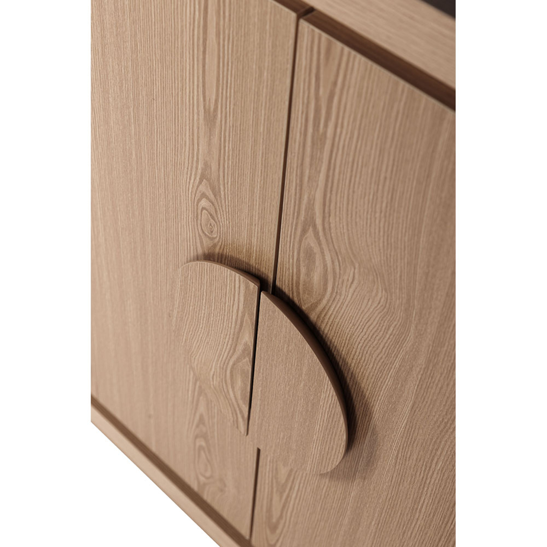 AXIS SIDEBOARD 4DOORS CHIPBOARD NATURAL 160x40xH80cm E1 PRC