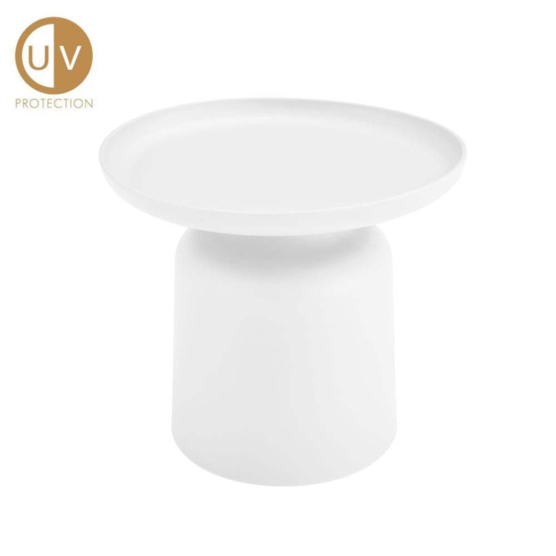 RONDA COFFEE TABLE PP WHITE 50x50x43 PRC