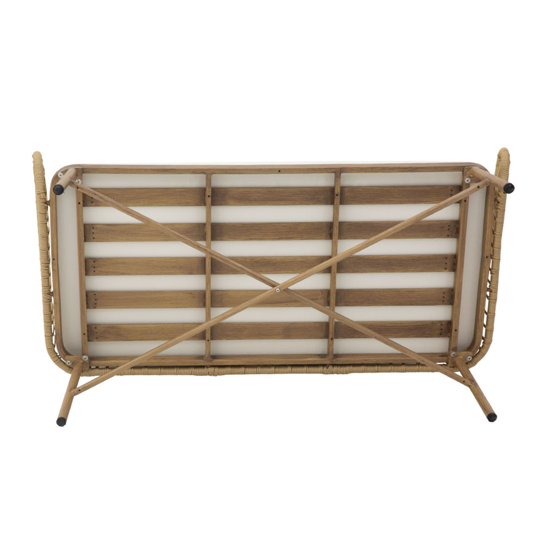 CAVE LOUNGE SET 1+2+1 ALUMINIUM NATURAL PRC