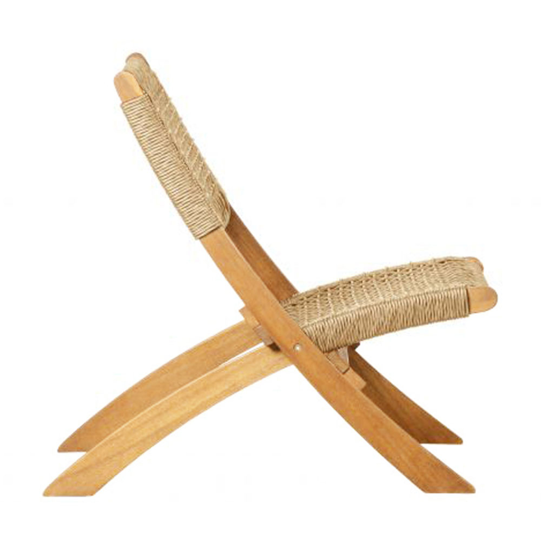 MESH CHAIR FOLDING HIGH DENSITY POLYETHYLENE NATURAL 78x60xH72,5cm VN