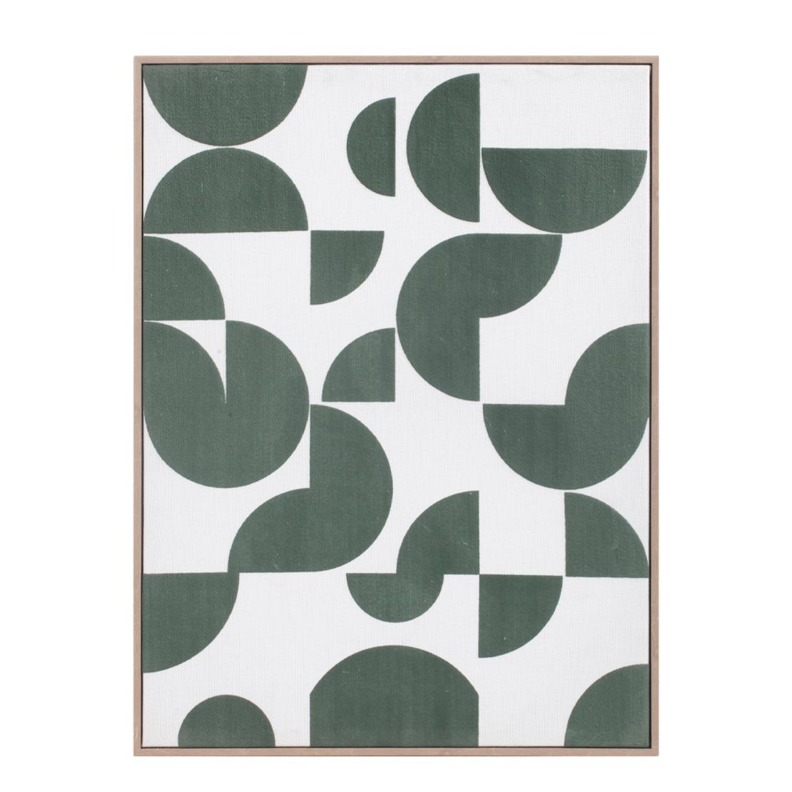 BOUNDLESS ART 3 PAINTING CANVAS CREAM OLIVE GREEN