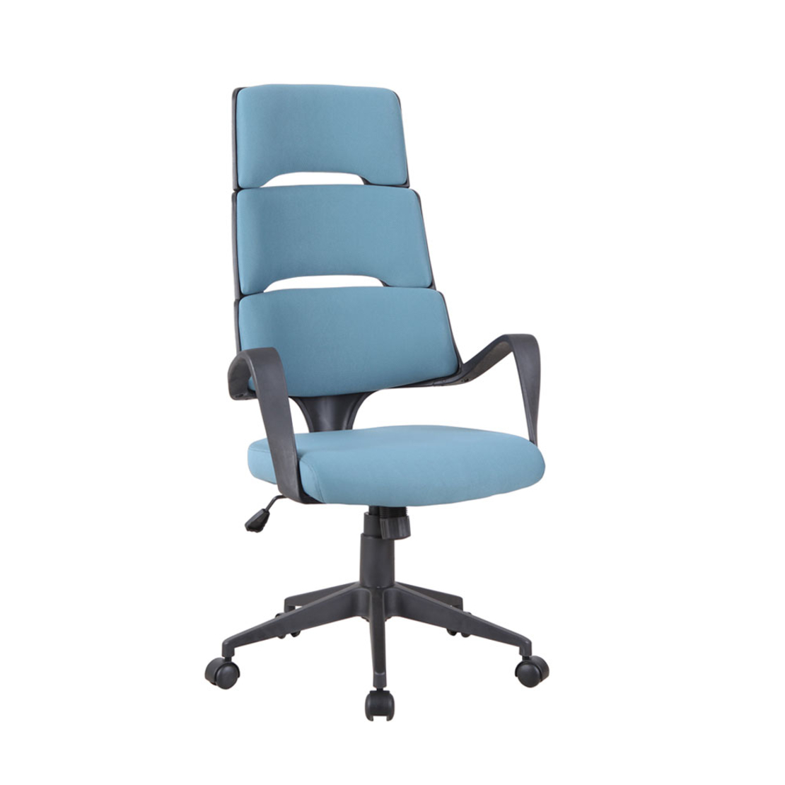 SCELETON CHAIR DESK FABRIC PETROL 62x64xH128,5cm PRC