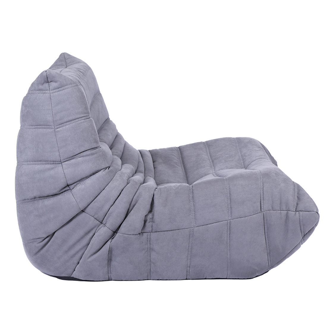 COMODO POUF FABRIC GREY LIGHT FOAM E1 PRC