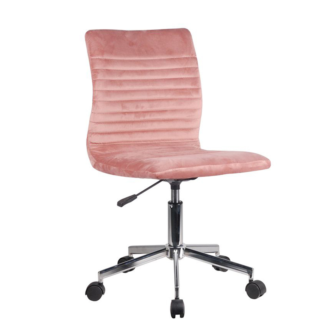 PEPPA CHAIR DESK FABRIC DUSTY PINK METAL 44x56,5xH92cm E1 PRC