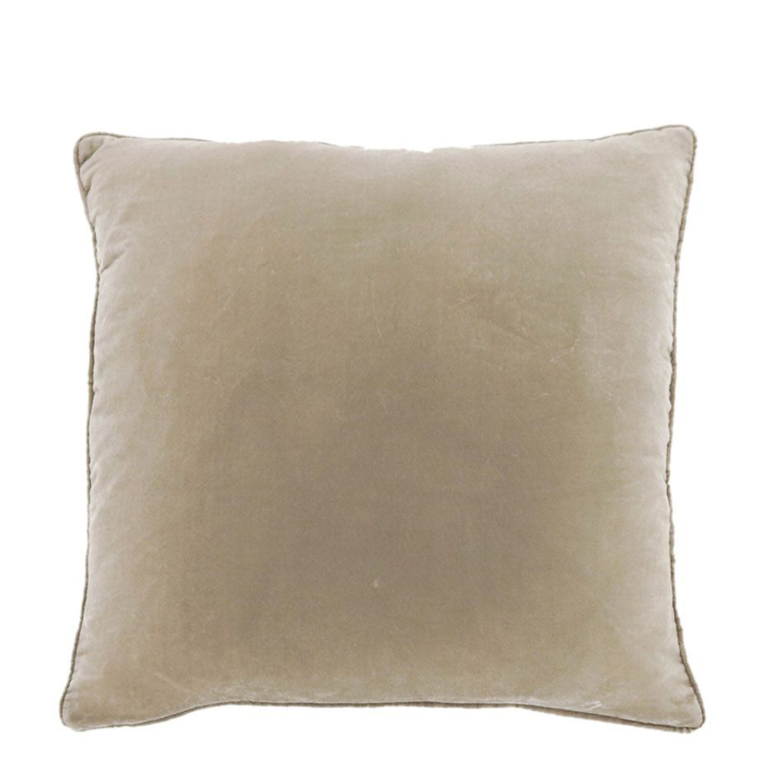 TALLINN DECOR CUSHION VELVET LIGHT BEIGE 50x50cm P