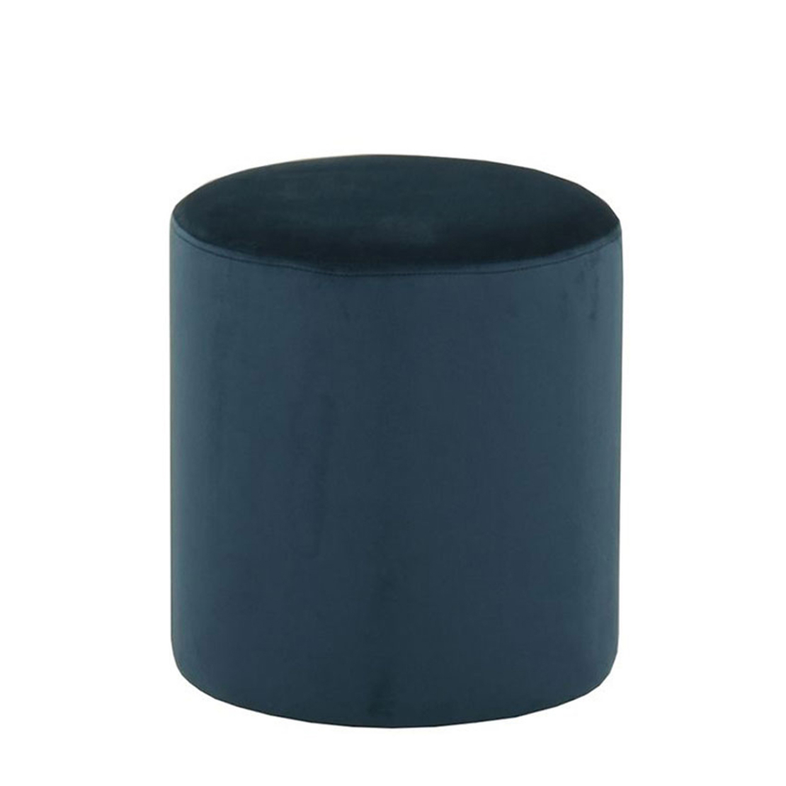 CYLINDER STOOL FABRIC BLUE E1 PRC