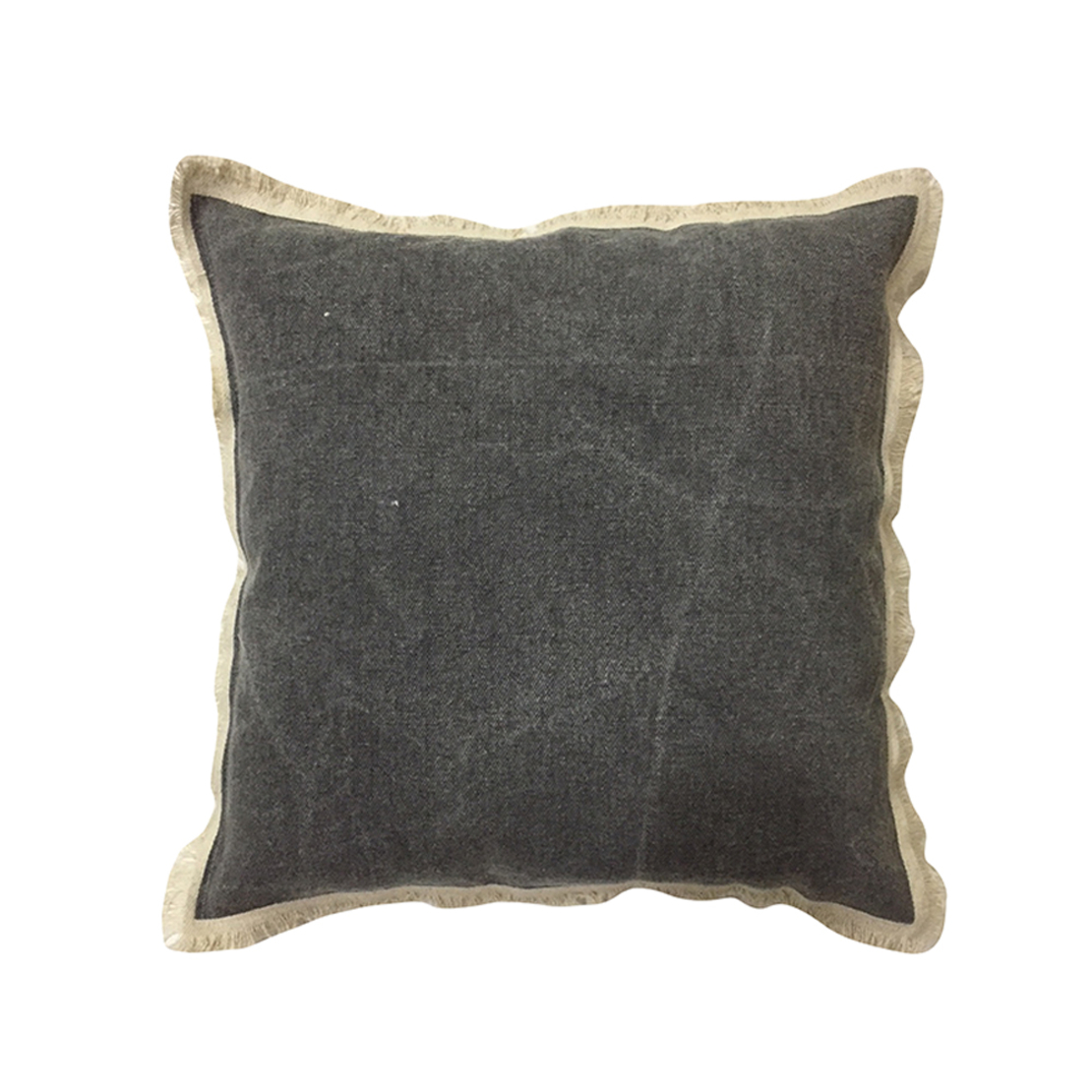 GROUND 1 DECOR CUSHION FABRIC GREY 45x45 IN