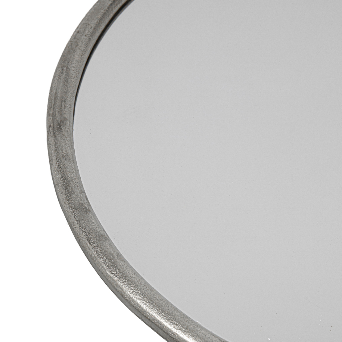 CLAIR MIRROR WALL ALUMINIUM SILVER 58x58x10cm IN