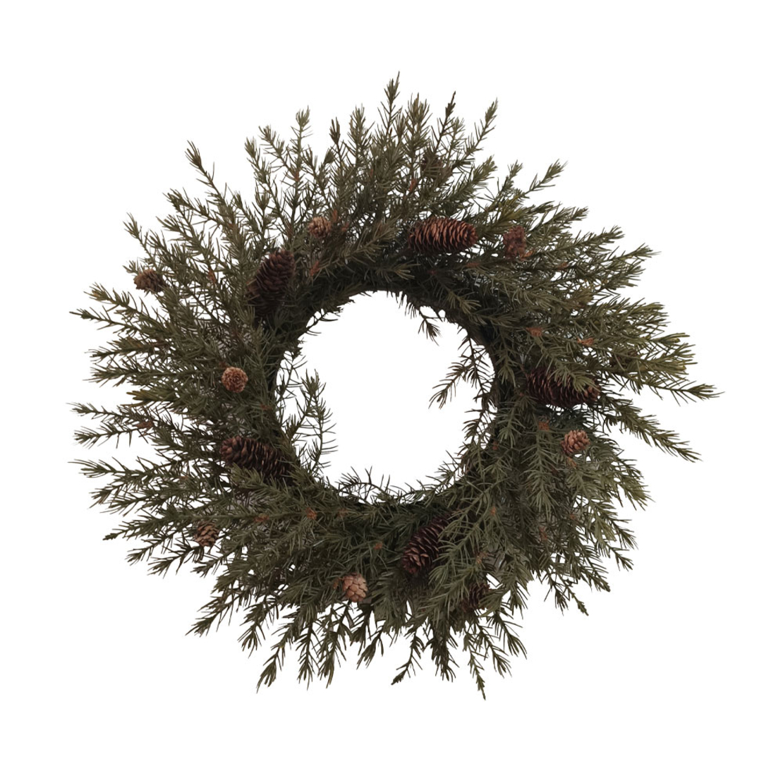 XMAS CEDAR 60 WREATH GREEN 60x60 PRC