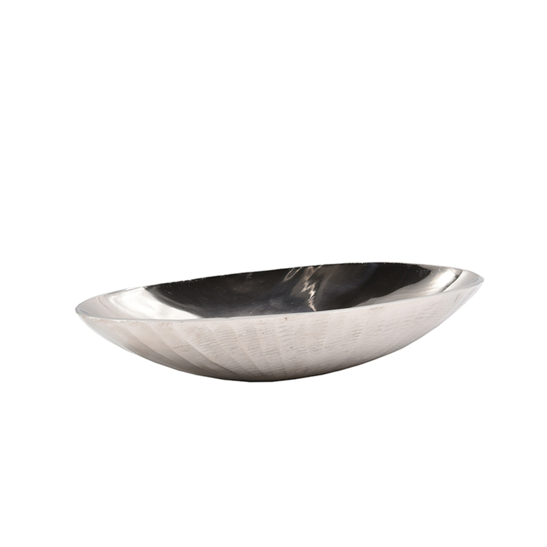 CIOTO BOWL ALUMINIUM SILVER 37x15xH8cm IN