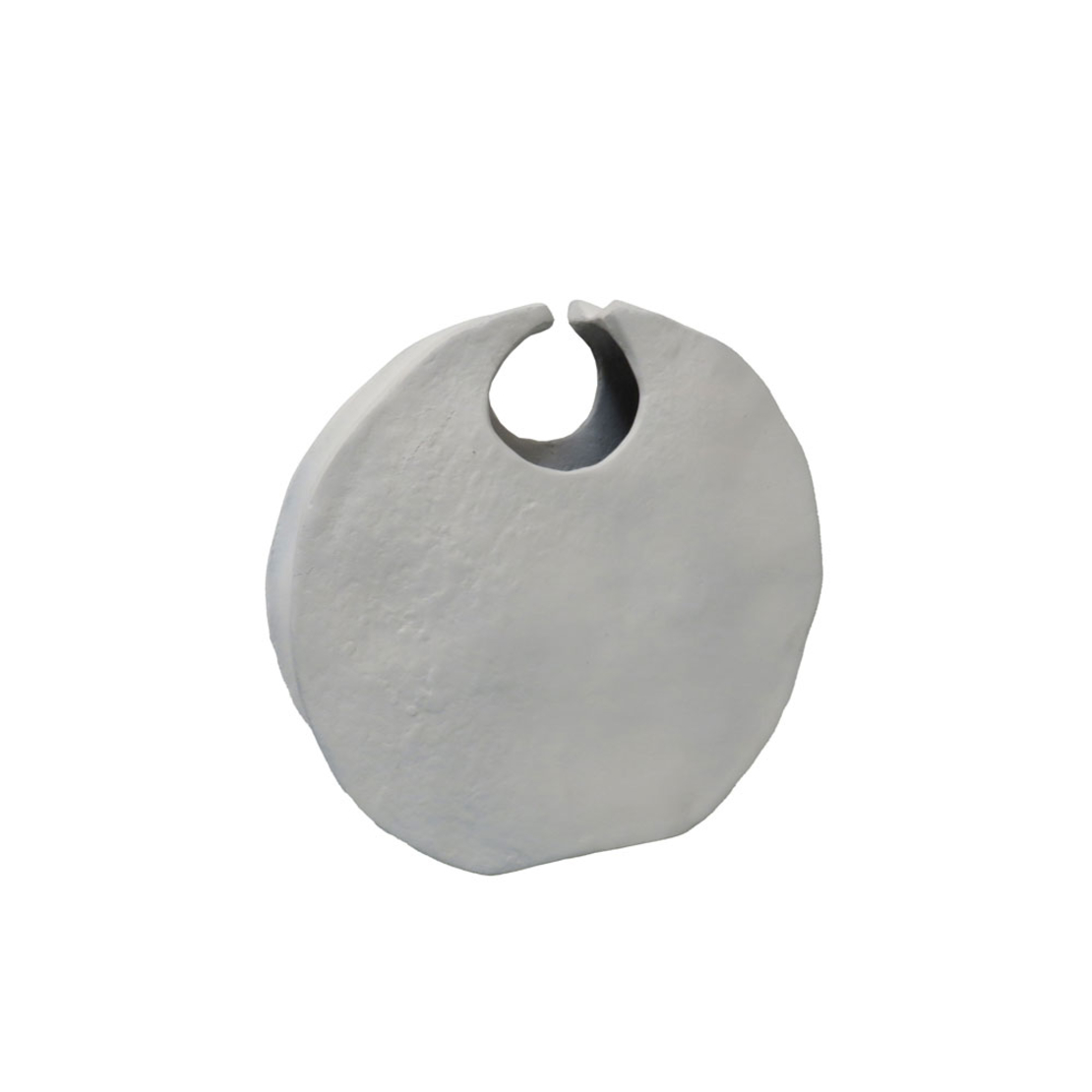GRANTAS VASE 32x7x31 ALUMINIUM WHITE