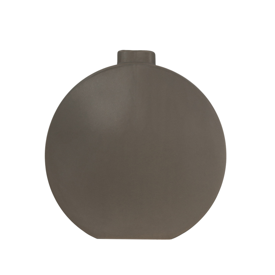 FLAT VASE CERAMIC GREY MATTE 31x4xH32cm PRC