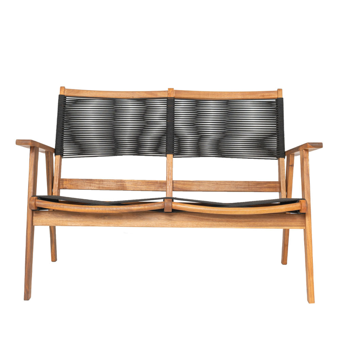 CAVO SOFA 2SEAT ROPE BLACK NATURAL 120x72xH85cm VN