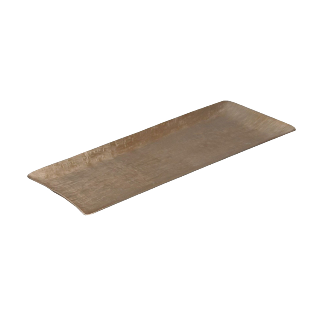 ORLY FLAT TRAY ALUMINIUM CHAMPAGNE 58x24xH3cm IN