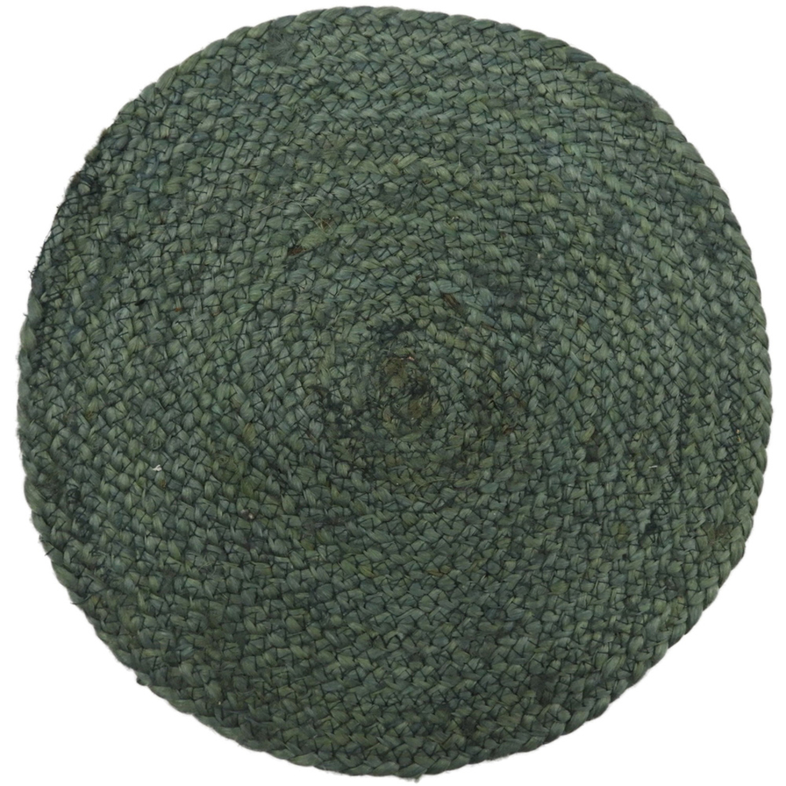 RONDO CARPET JUTE GREEN 120x120cm IN