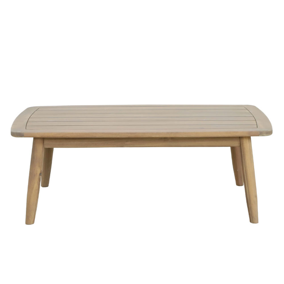 CORDA LOUNGE SET 1+2+1 WOOD ACACIA NATURAL WHITE V