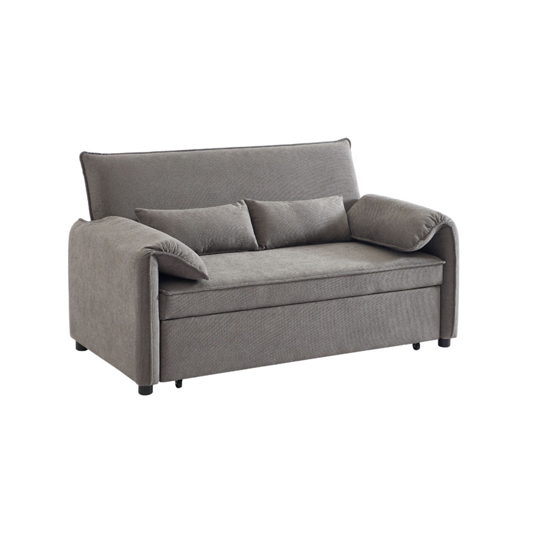 RUBIK SOFA BED 3SEAT FABRIC GREY FABRIC E1