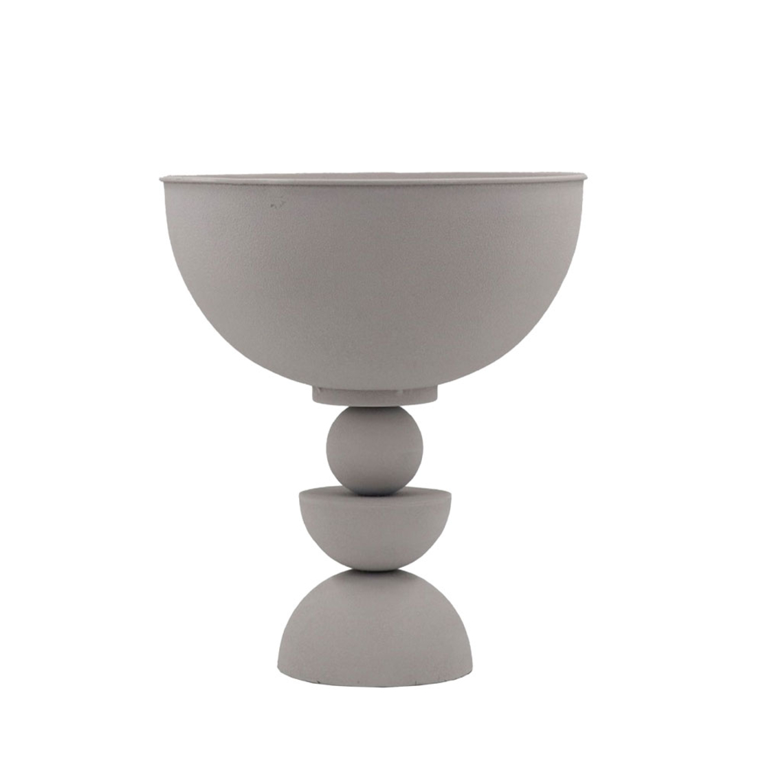 UP : DOWN BOWL ON FOOT 31x31x36 METAL WHITE