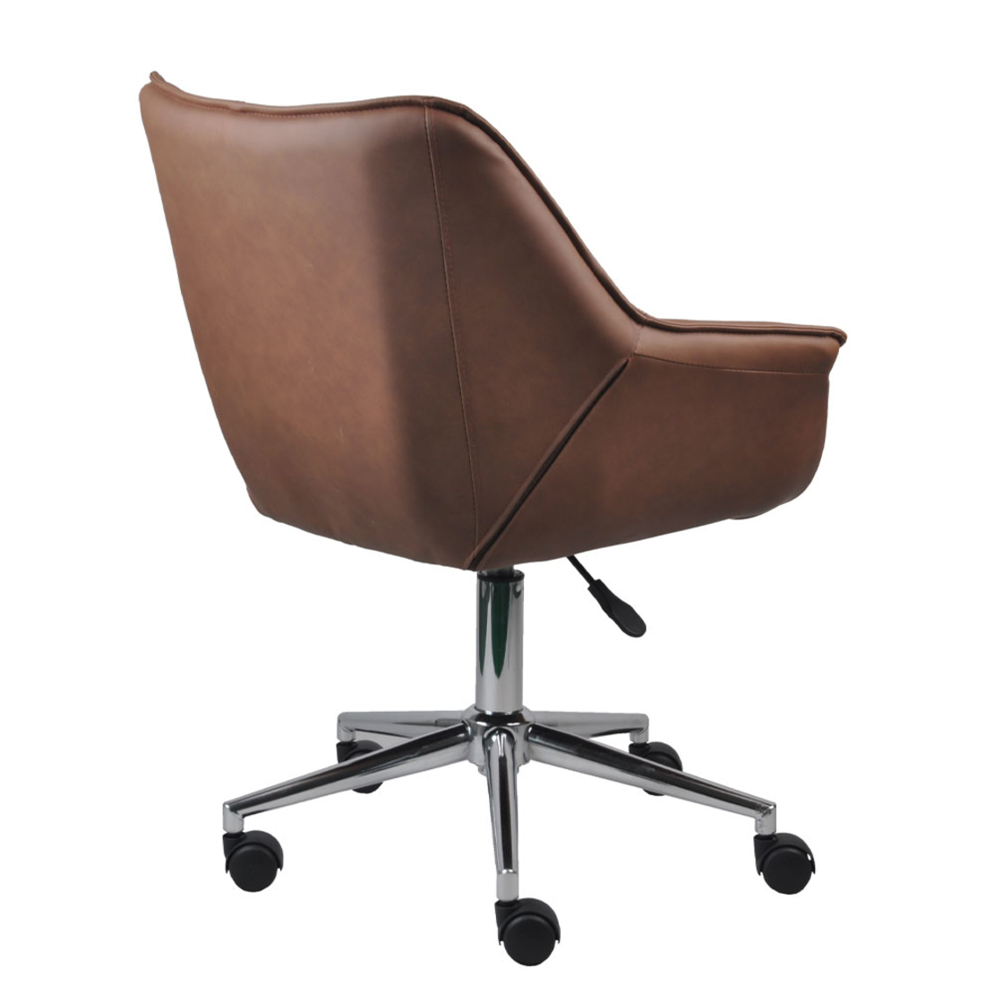 JONES CHAIR DESK FABRIC BROWN METAL METAL 68x64xH92cm PRC
