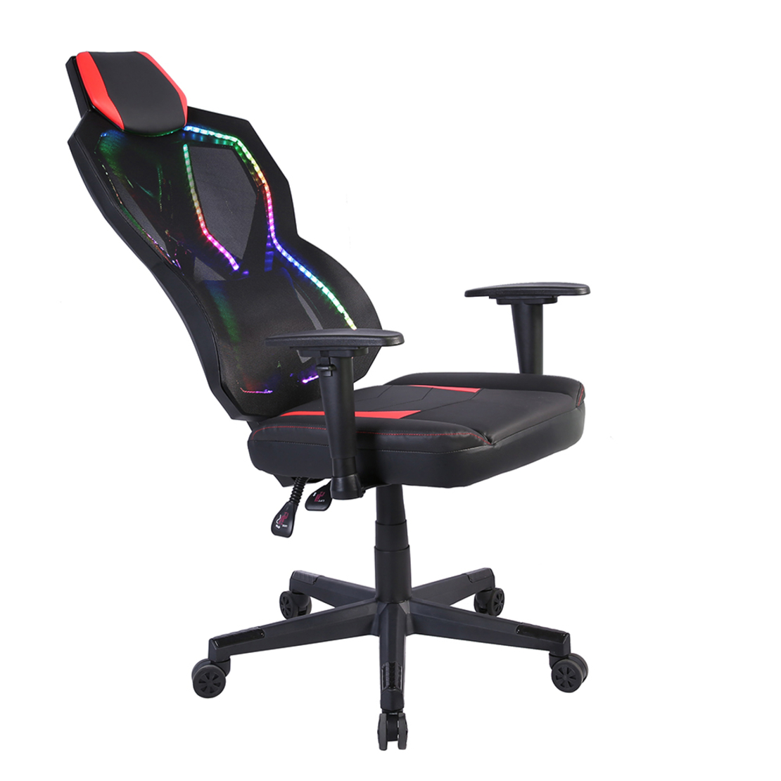 STORM GAMING CHAIR DESK FABRIC BLACK NYLON RED PP 50x73xH135cm PRC