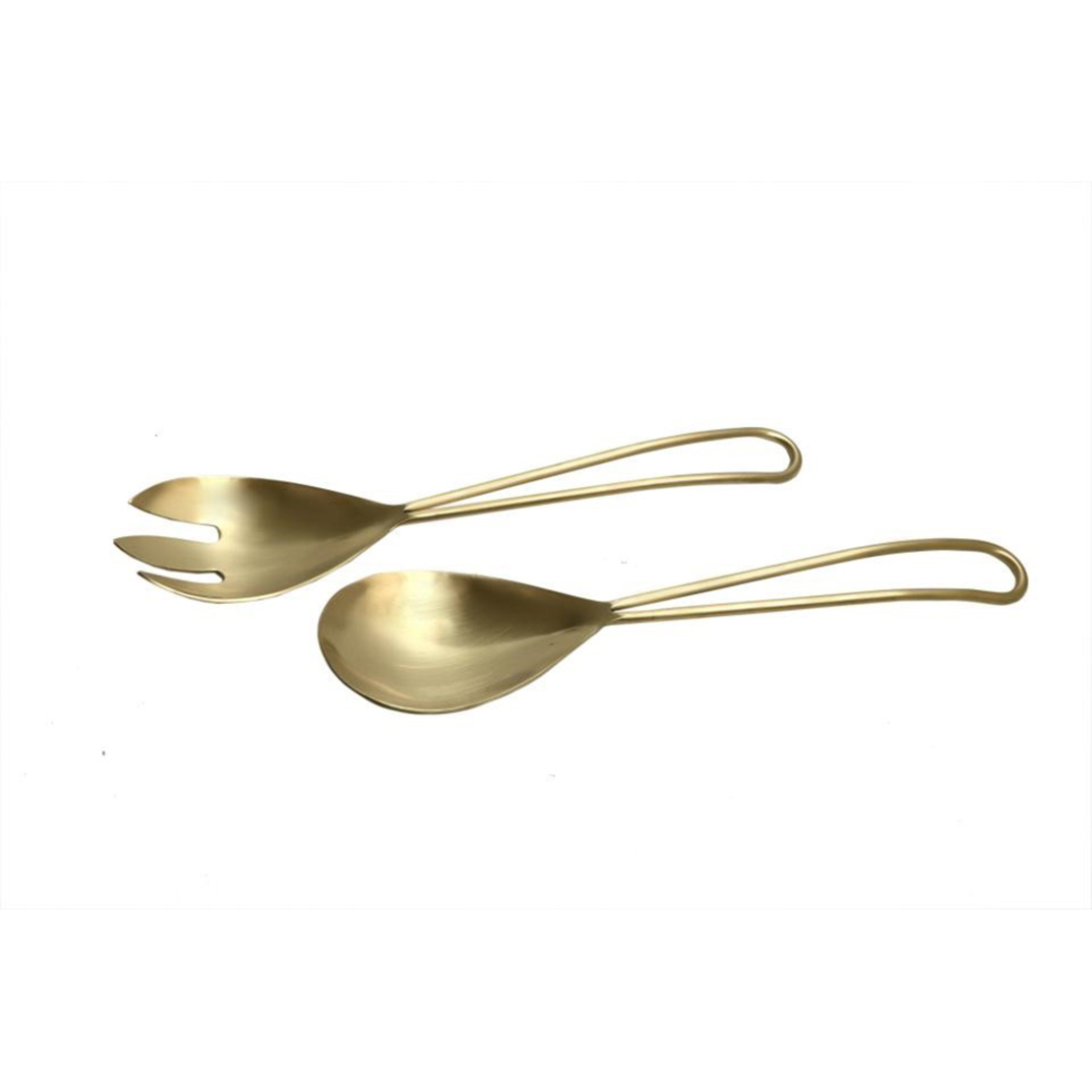 MATT SERVING SET STEEL GOLD 29x7xH2cm IN