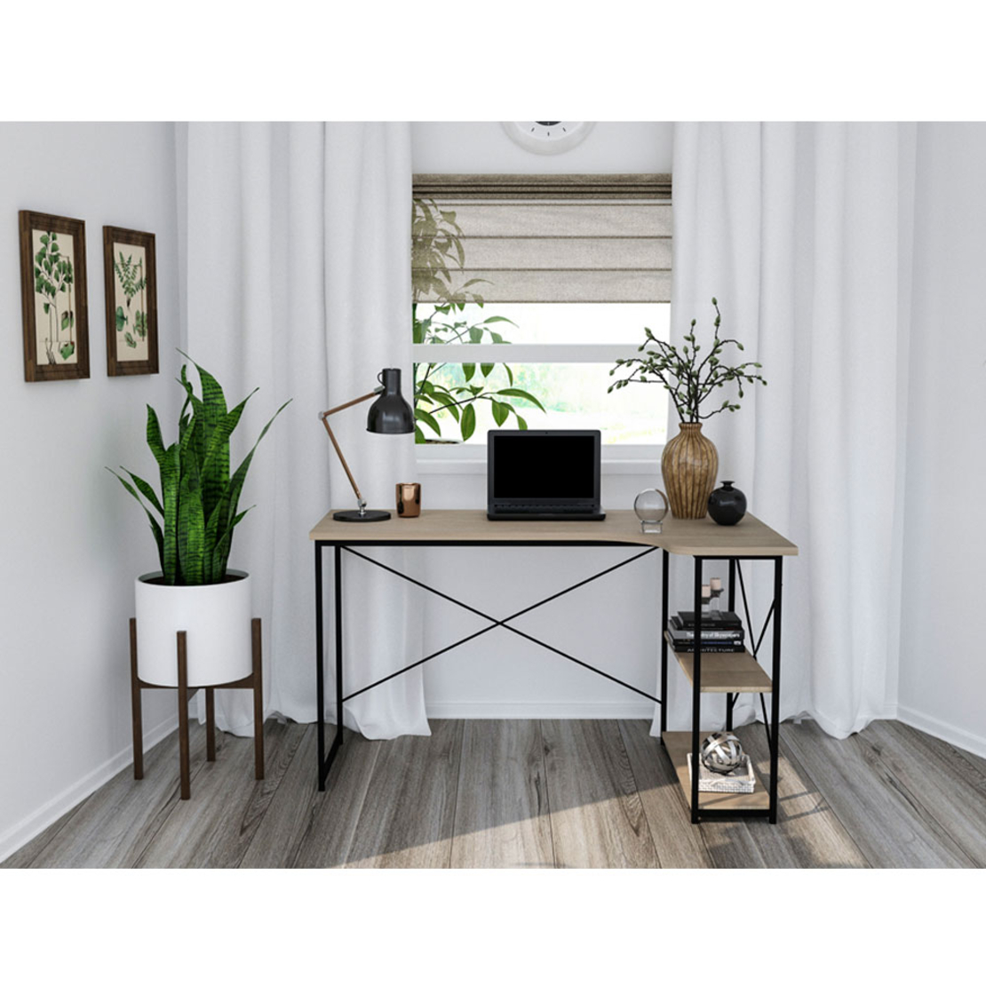 COURSE DESK CHIPBOARD WITH MELAMINE SONOMA BLACK 120x73xH75cm E1 PRC