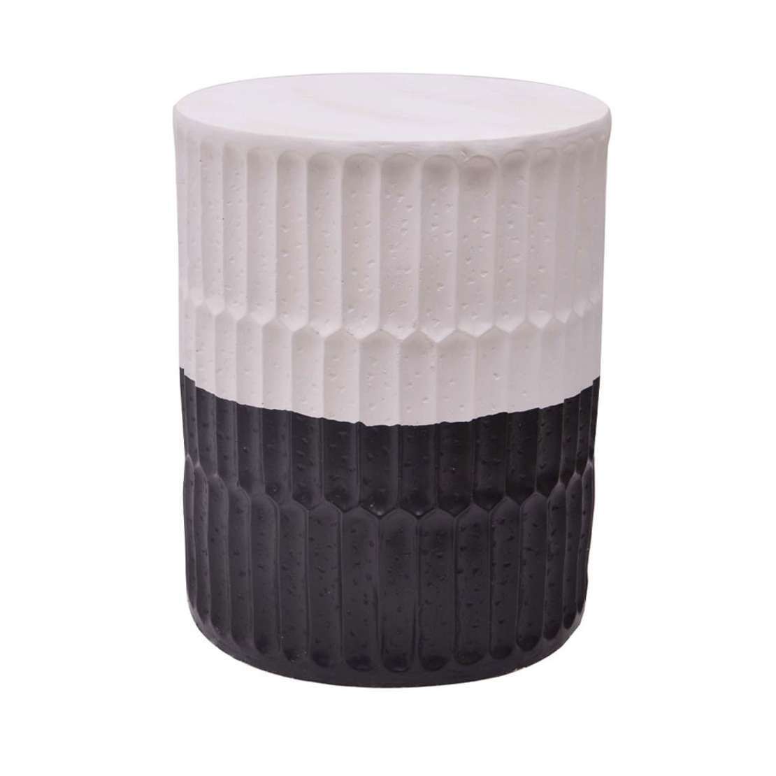DUETTO SIDE TABLE BLACK WHITE 44,5x44,5xH56,5cm PR