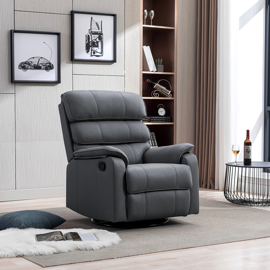 BEAT ARMCHAIR RECLINER WOOD GREY 82x95xH104cm PRC