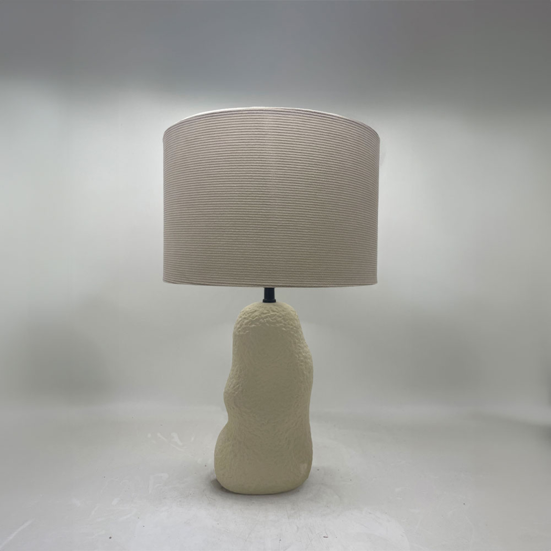 SANG LAMP TABLE 16x11x52 CERAMIC BEIGE VELVET BEIGE