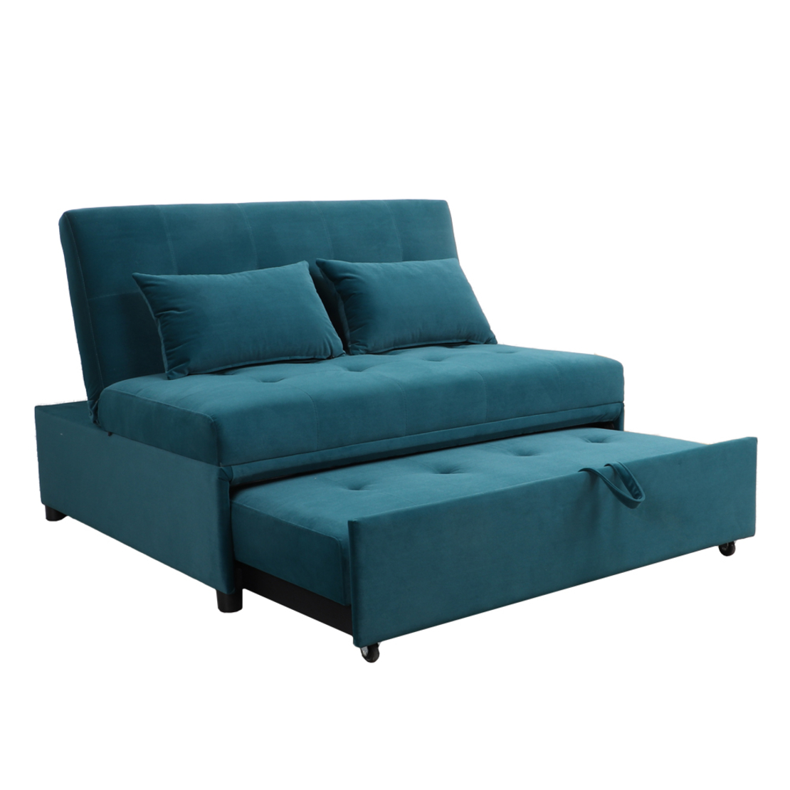 XENIA SOFA BED 2SEAT FABRIC EMERALD E1 PRC