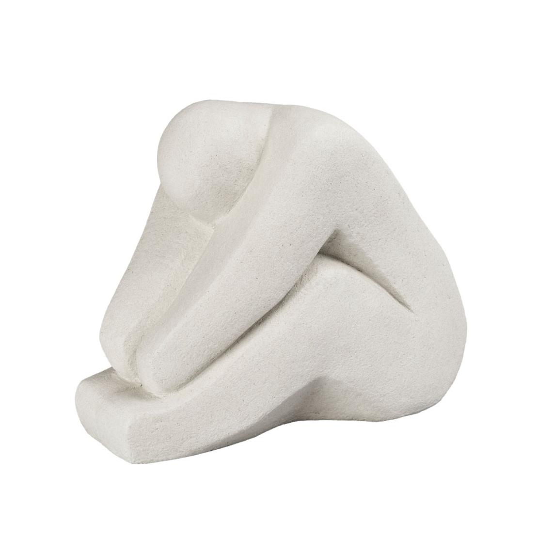 EVERLY DECO FIGURE POLYRESIN WHITE 43,6x28xH35cm P