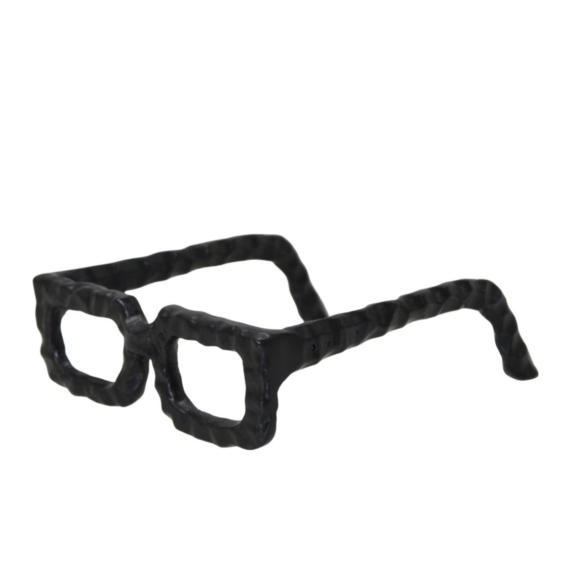 SAGGIO DECO GLASSES BLACK 19x15xH5cm IN