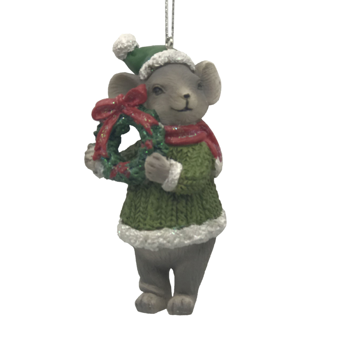 XMAS RORRI PENDANT SQUIRREL POLYRESIN MULTICOLOR 4