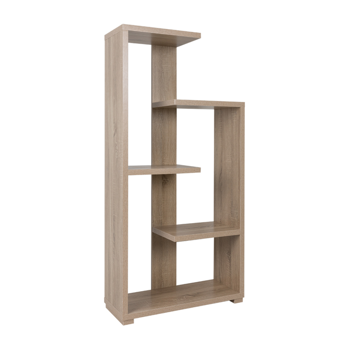 MEZZO BOOKCASE HONEYCOMB SONOMA CHIPBOARD WITH MELAMINE 79x29xH160cm E1 PRC