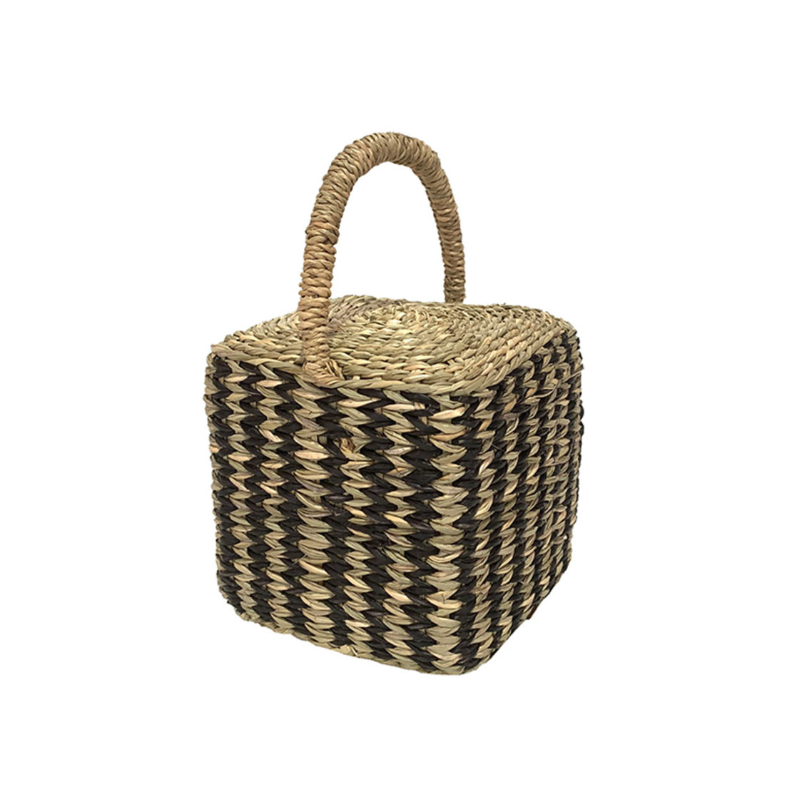 JABBAR DECO DOOR STOPPER SEAGRASS NATURAL BLACK 13