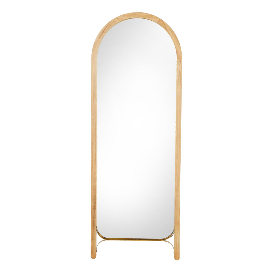 SPETSES MIRROR WOOD NATURAL 66xH182cm E1 PRC