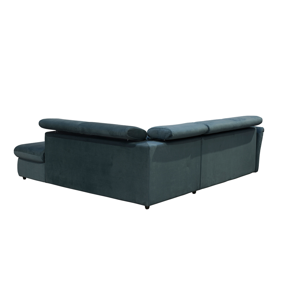 MONSERAT SOFA BED CORNER RIGHT EASY CLEAN FABRIC PETROL E1 EU
