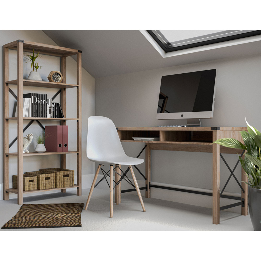 TOSCANE DESK HONEYCOMB NATURAL 120x48xH76,5cm E1 PRC