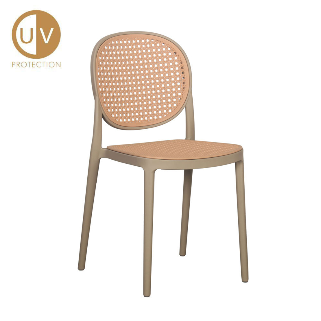 RATTI CHAIR PP LATTE NATURAL PRC