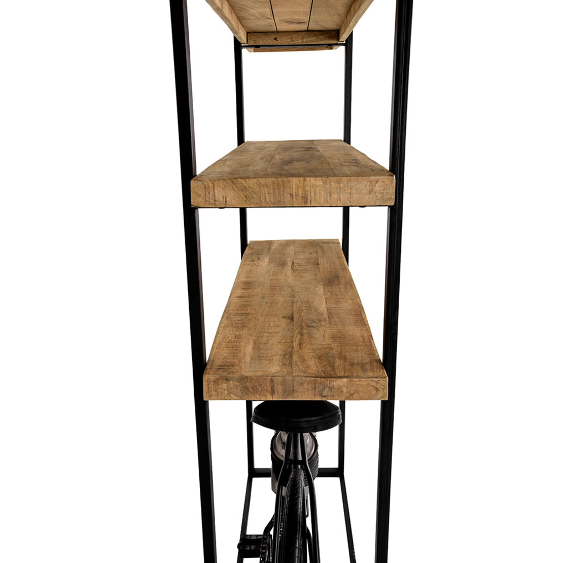 MOTOR BOOKCASE TALL METAL NATURAL WOOD MANGO 183x41xH183cm IN