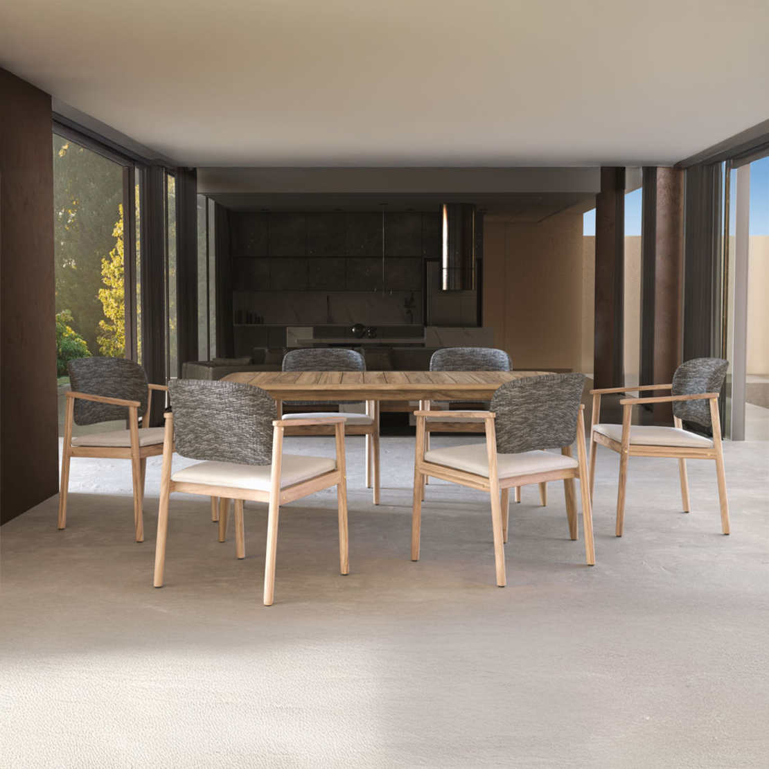 FREELAND CHAIR CUSHION WOOD ACACIA NATURAL 62x62,5