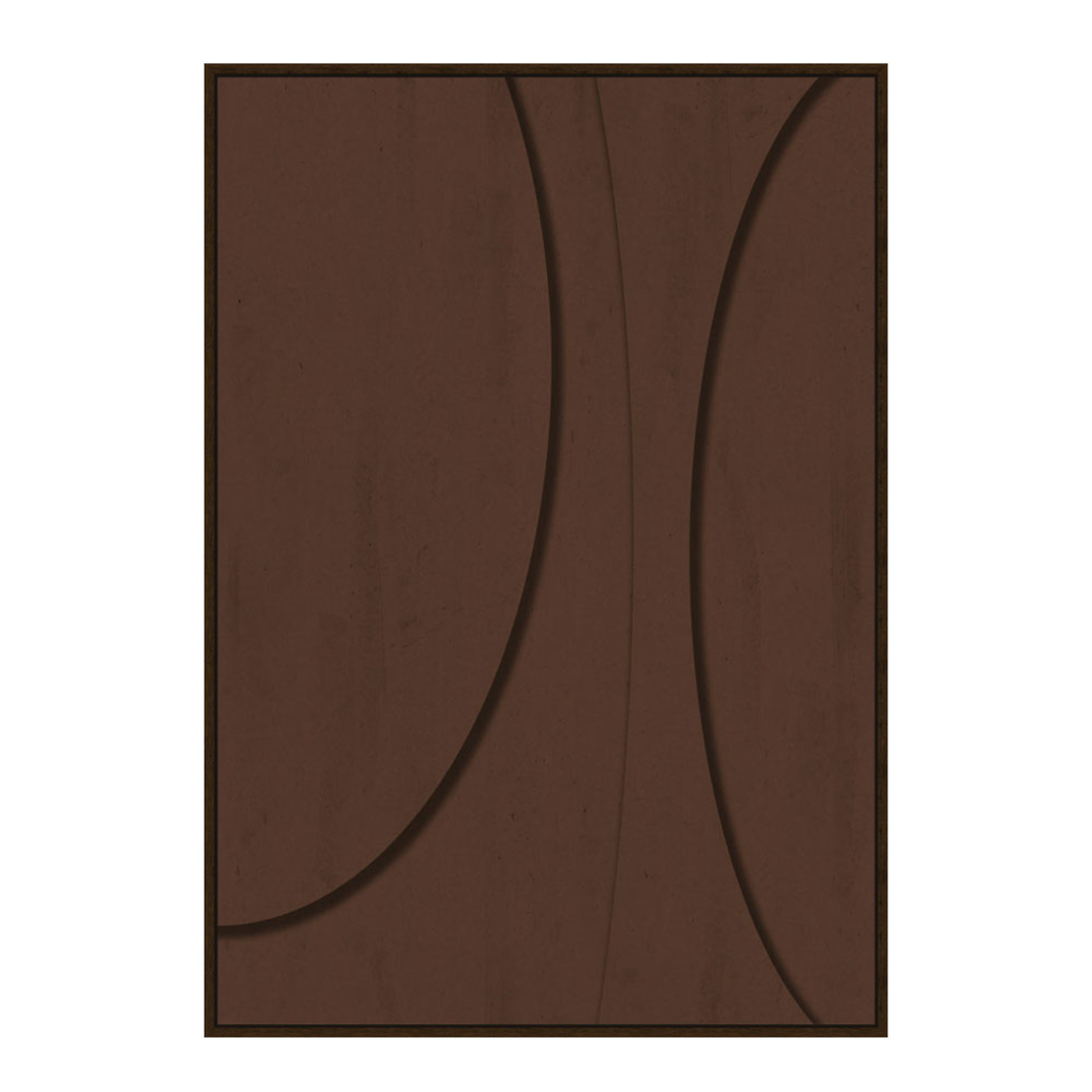 CARNELIAN PAINTING CANVAS BROWN PVC BOARD FRAME BR
