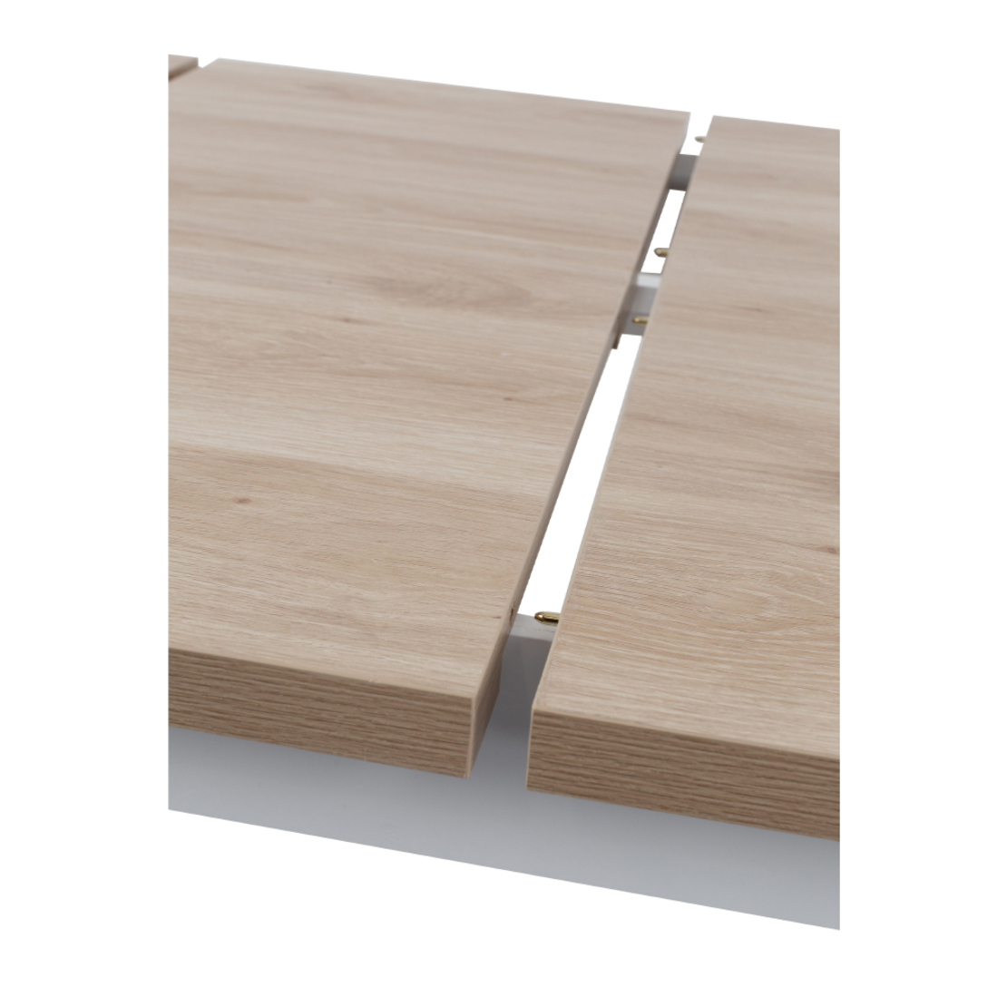 COTTAGE TABLE EXTENDABLE MELAMINE WHITE NATURAL E1 PRC